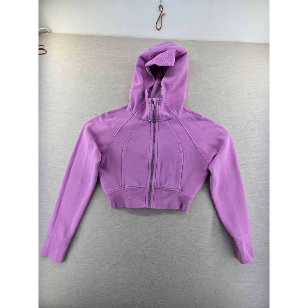 Lululemon Scuba Full Zip Hoodie Cropped Hoodie Womens Size XS - Small Sweatshirt